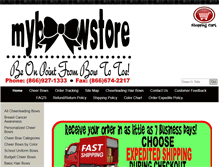 Tablet Screenshot of mybowstore.com